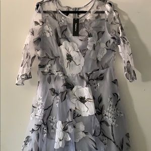 FashionMia Floral Print Dress